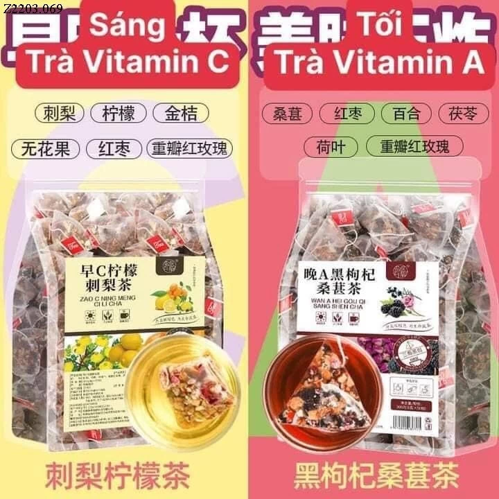 TRÀ HOA QUẢ SỈ 106k/1 set 2 túi