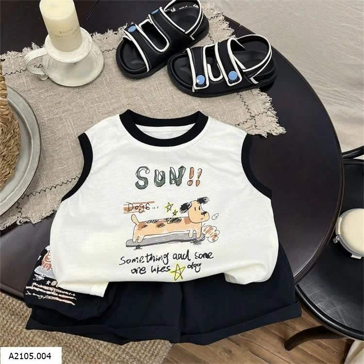 SET ÁO SÁT NÁCH QUẦN SHORT TÚI HỘP BT