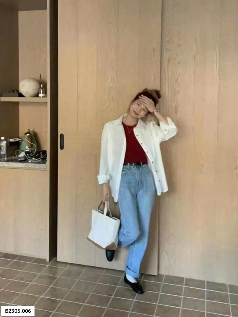 ÁO SƠ MI TRƠN DÀI TAY CHO NỮ Sỉ 169k