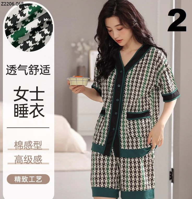 BỘ PIJAMA CỘC QCCC  Sỉ 129k