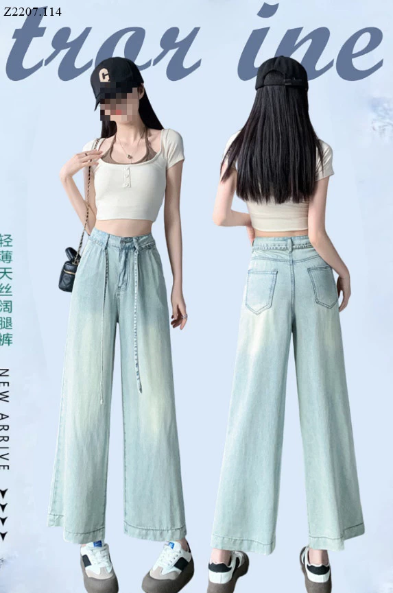 QUẦN JEAN ỐNG SUÔNG  Sỉ  239k