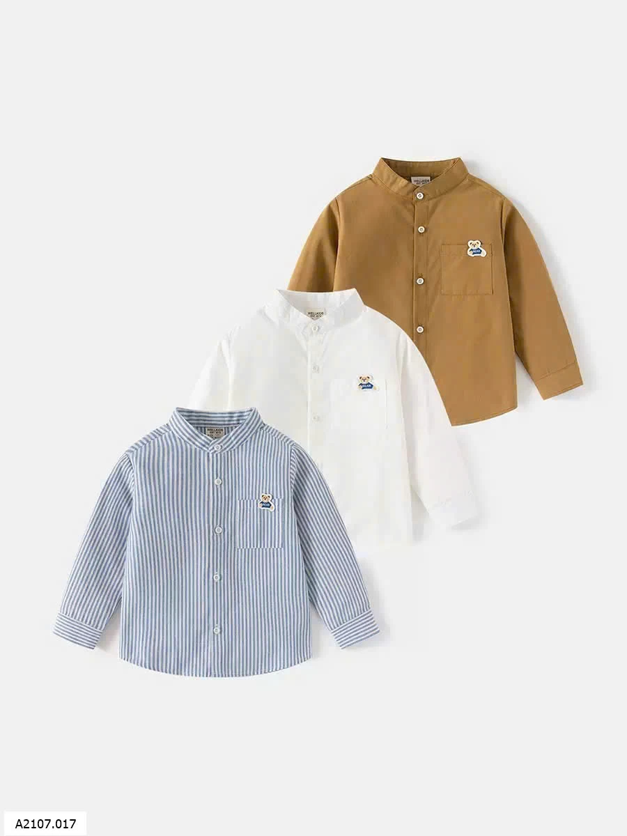 Sơ mi trắng bé trai Wellkids  Sỉ 96k