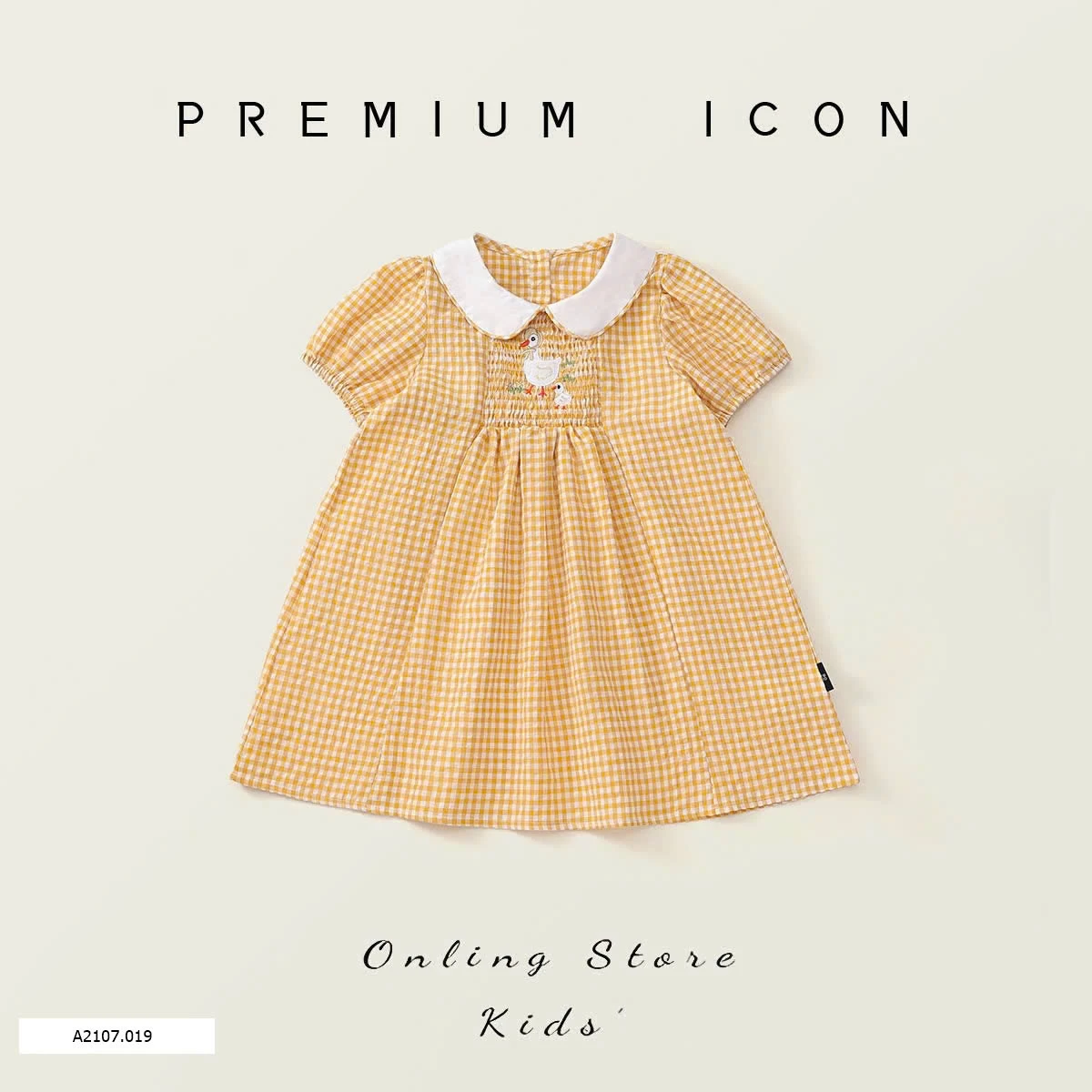VÁY VỊT VÀNG CỔ SEN  Sỉ 120k