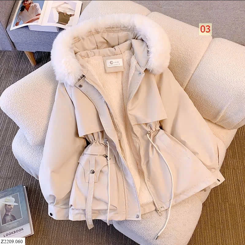 ÁO KHOÁC PARKA NỮ LÓT LÔNG   Sỉ 265k