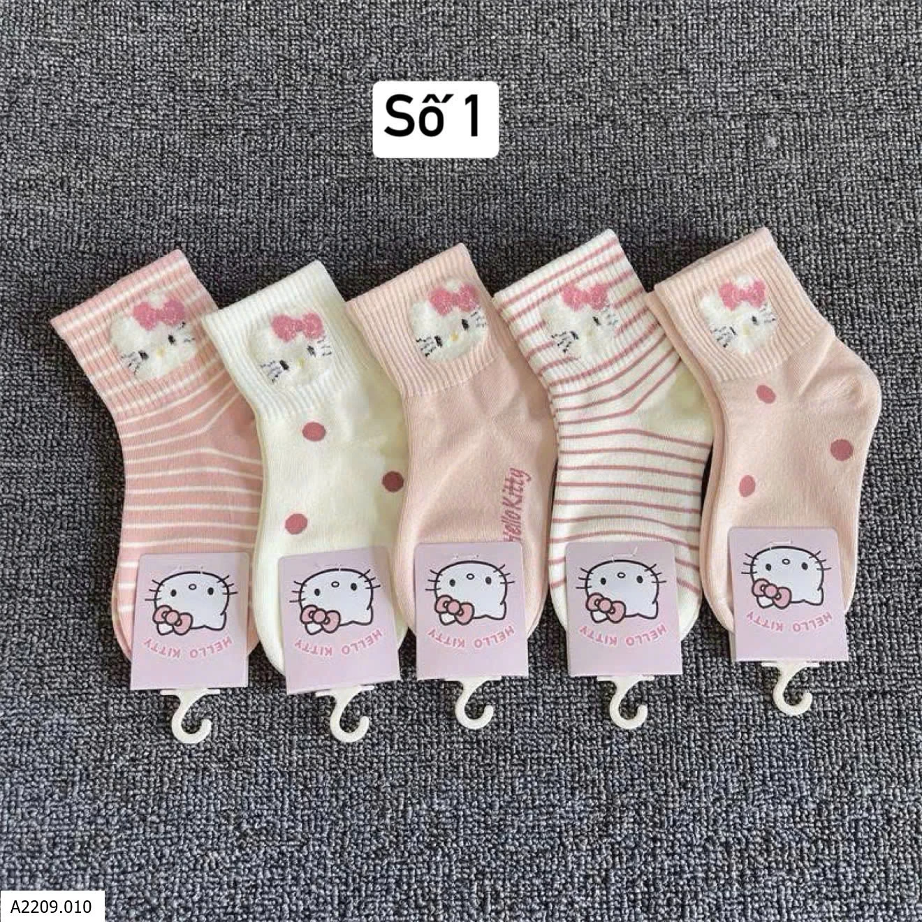 TẤT COTTON CHO BÉ  Giá sỉ 72k/set 5 đôi