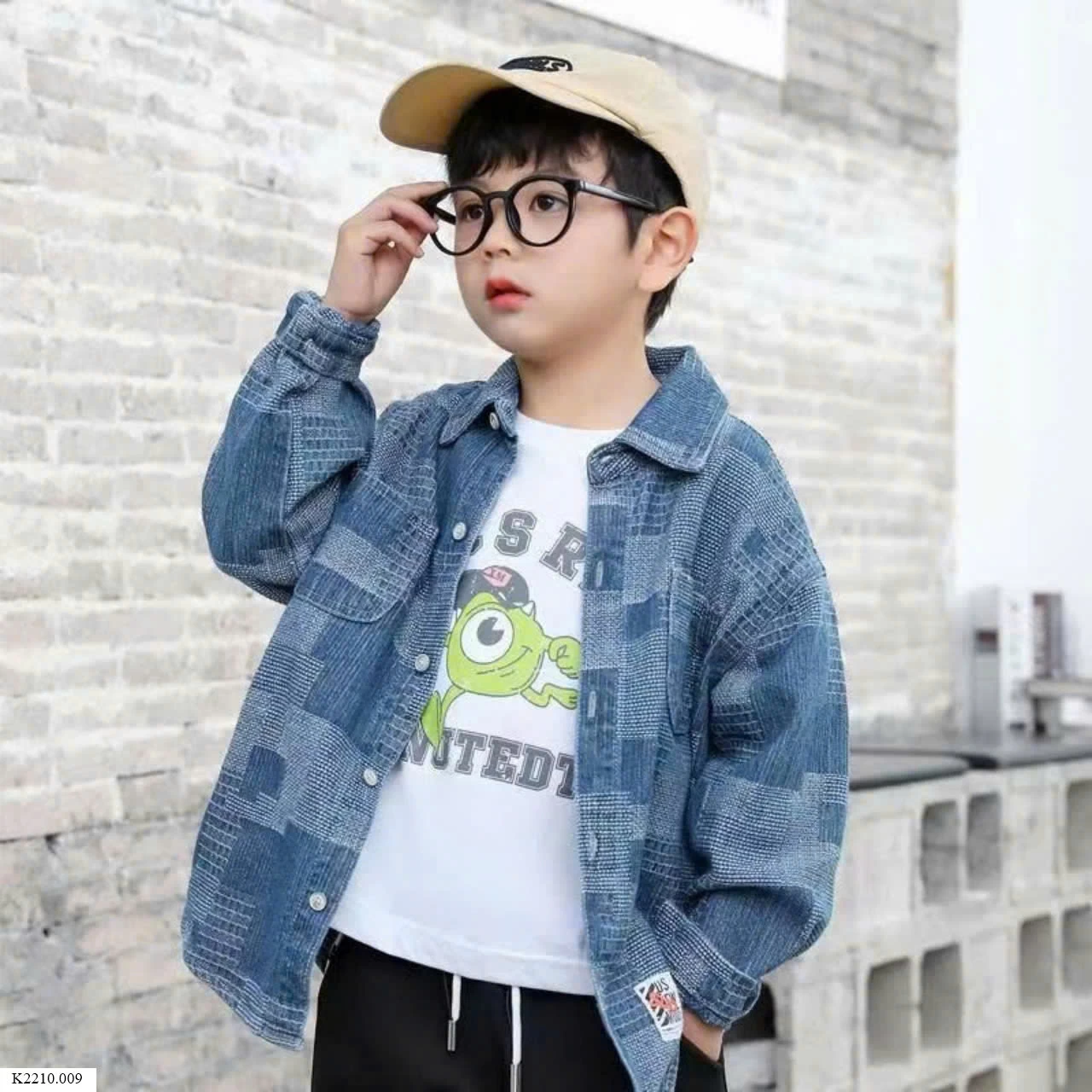 SƠ MI DENIM BÉ TRAI SZ ĐẠI    Sỉ 122k