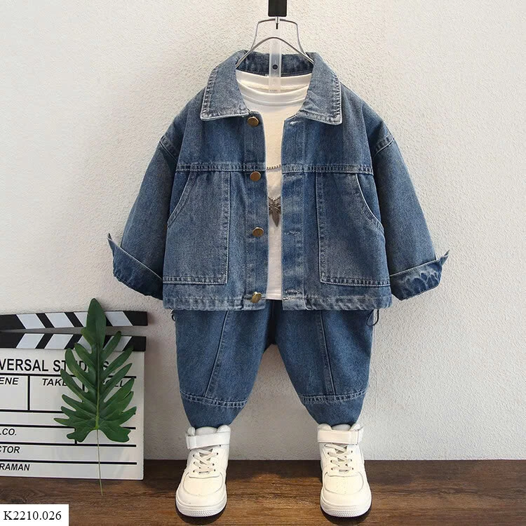 SET JEANS BÉ TRAI   Sỉ 262k