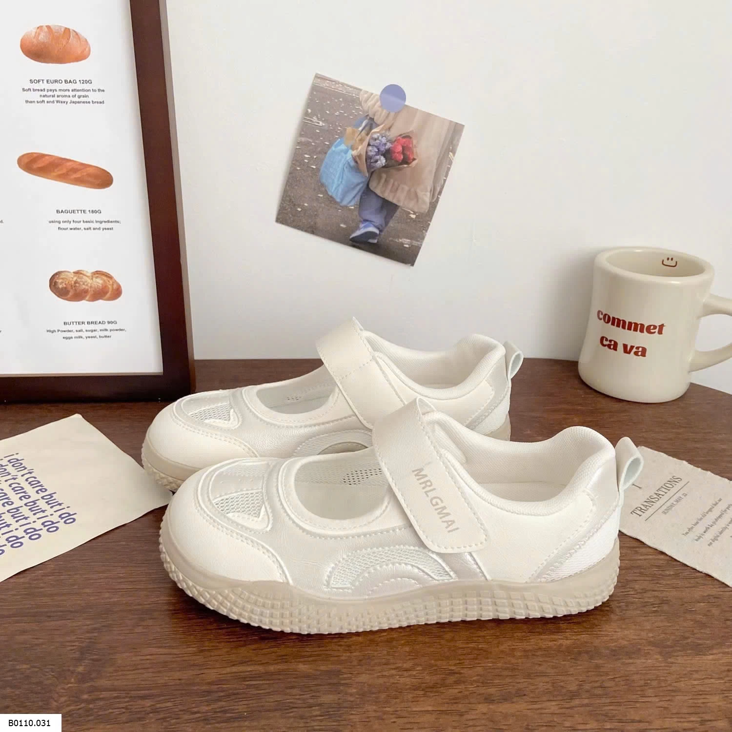 GGIÀY MARY JANE VELCRO ROMAN CHO NỮ Giá sỉ 125k