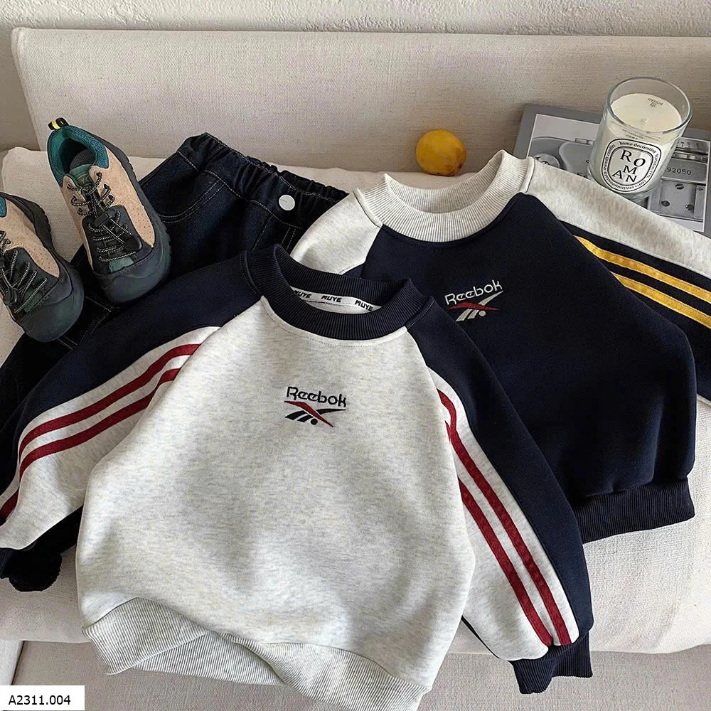 ÁO NỈ LÓT LÔNG CHỮ REEBOK NHÀ MUYE Giá sỉ 150k