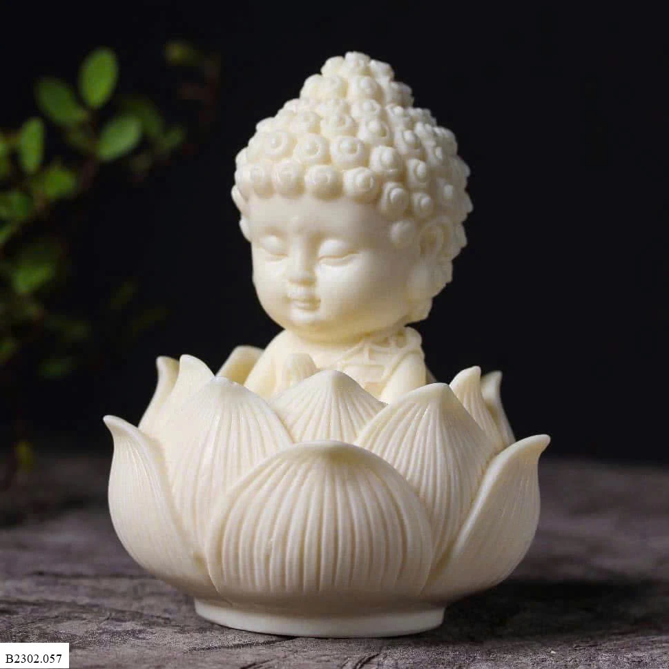 TƯỢNG PHẬT NGỒI ĐÀI SEN Sỉ 53k