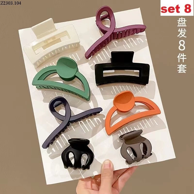 KẸP TÓC PHONG CÁCH KOREA Sỉ 35k/1 set (8 món)