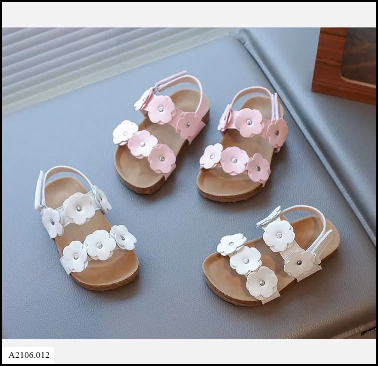 DÉP SANDAL HOA CHO BÉ GÁI Sỉ giá giá: 22-25: 128k 26-31: 135k