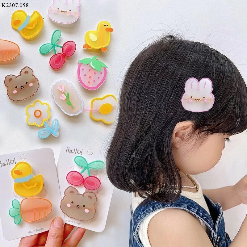 KẸP TÓC CUTE CHO BÉ  Si 35k/ 1 sét  5vỉ