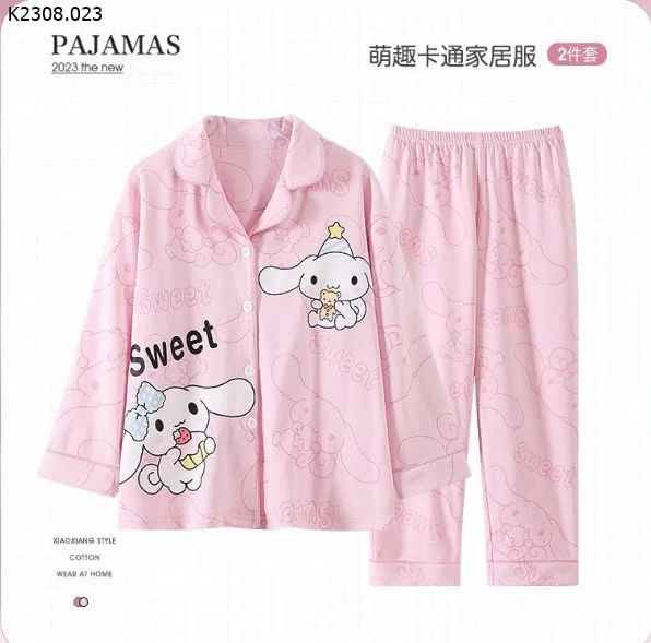 BỘ PIJAMA KUROMI   Si sz 10-16: 100k sz S-XL: 112k