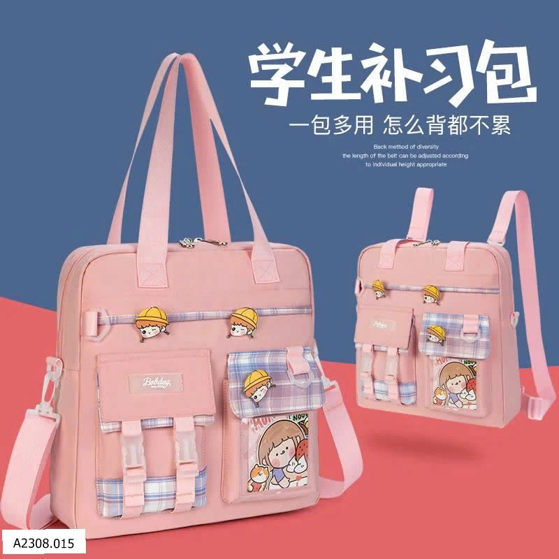 TÚI HỌC THÊM HÃNG BOBDOG PHẢN QUANG  Giá sỉ 160k
