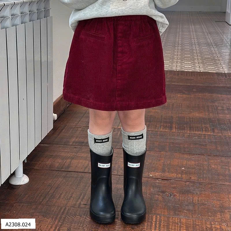 CHÂN VÁY NHUNG AMBB 2O25   Giá sỉ sz 90-150: 108K 160: 117K 170: 125K