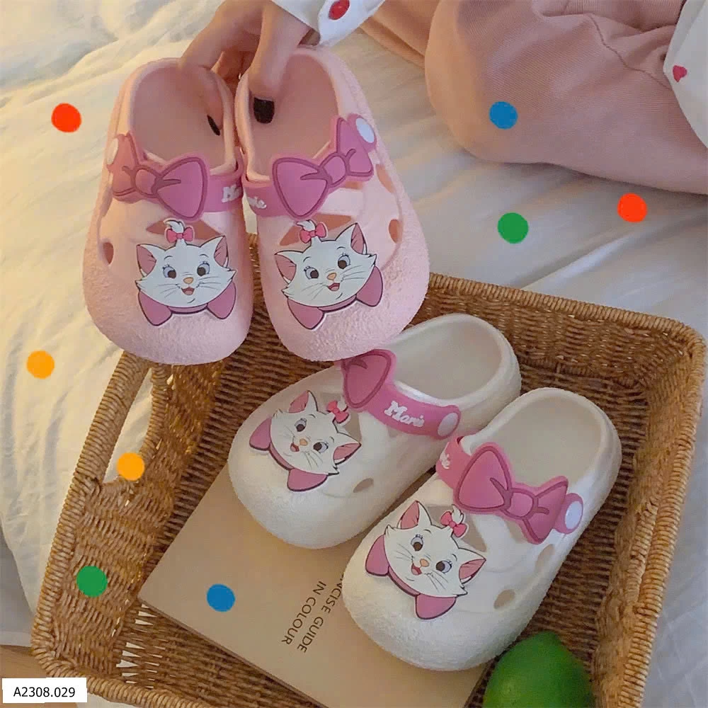 DÉP SỤC CROCS MÈO CUTE   Giá sỉ 135k