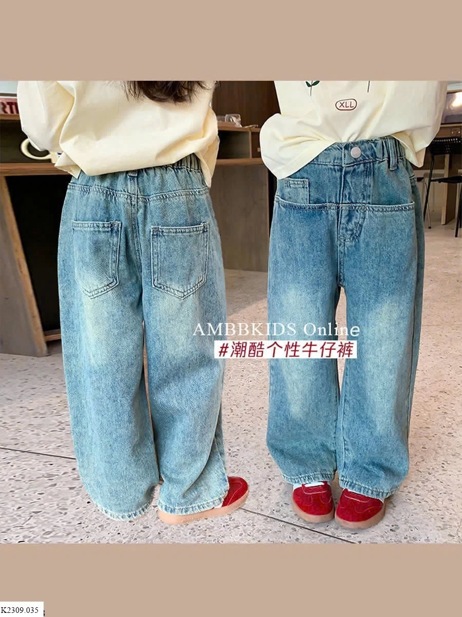 QUẦN JEANS BÉ GÁI HÃNG AMBB  Sỉ 164k