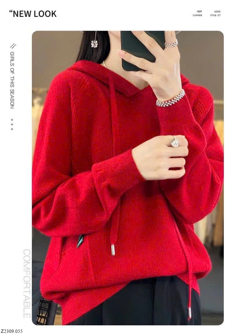 ÁO LEN HOODIE NỮ   Sỉ 149k