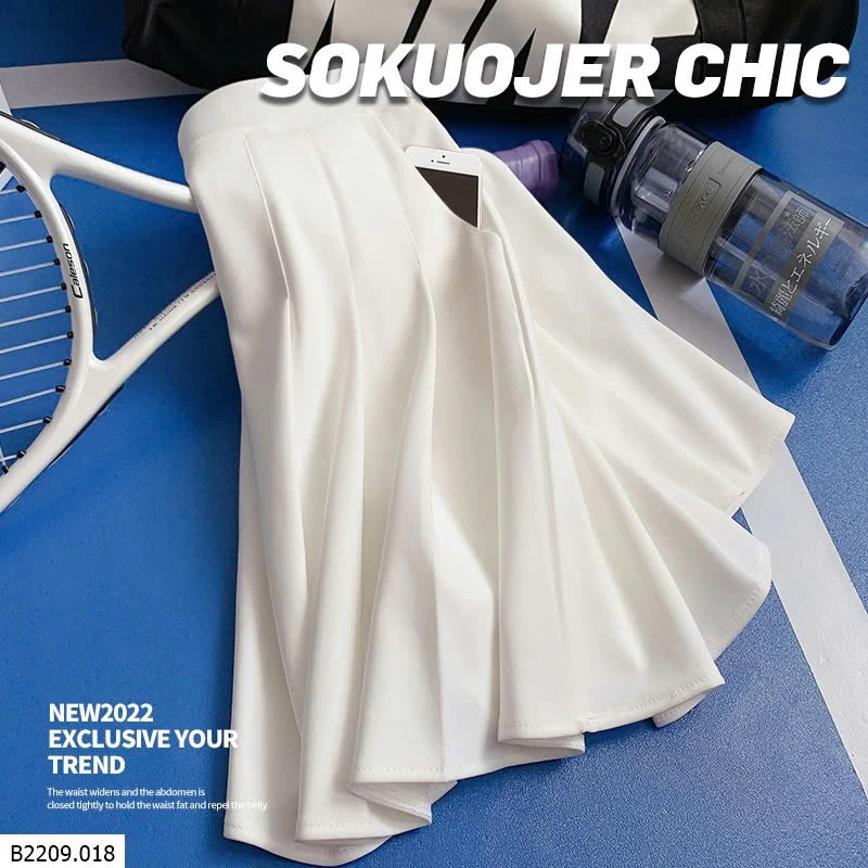 CHÂN VÁY XẾP LY TONE TÂY hãng SOKUOJER CHIC  Giá sỉ 130k
