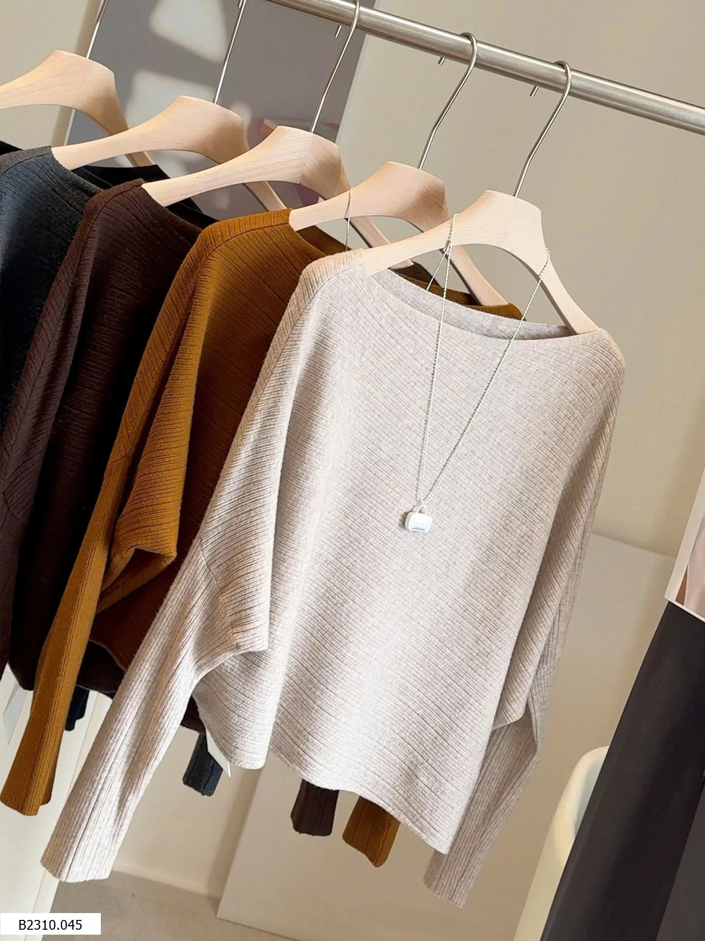 ÁO LEN DỆT KIM CÁNH DƠI ANNA  Giá sỉ 170k