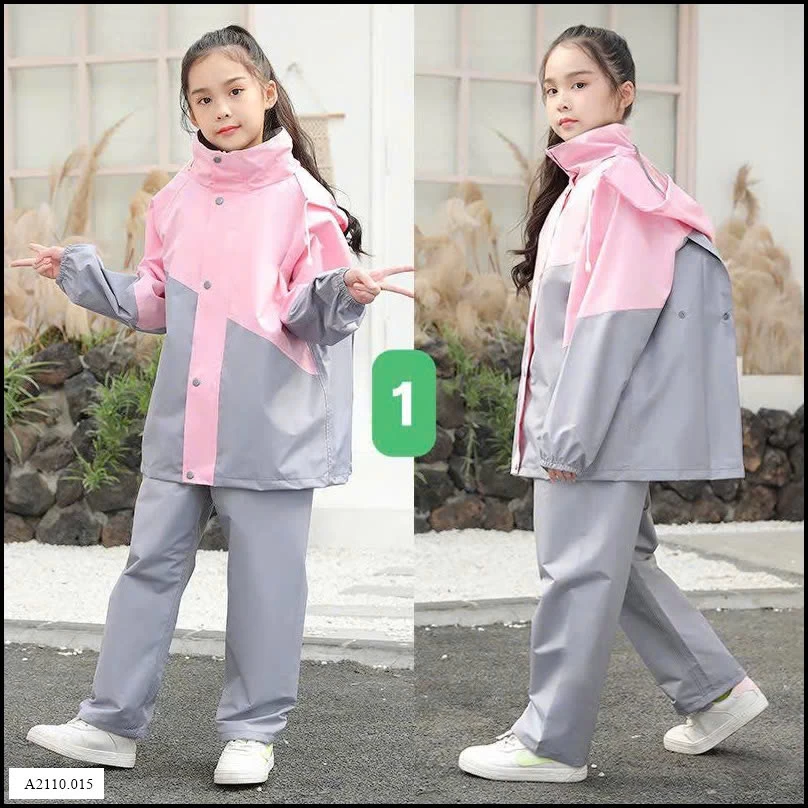 BỘ QUẦN ÁO MƯA TRẺ EM Giá sỉ 200kA