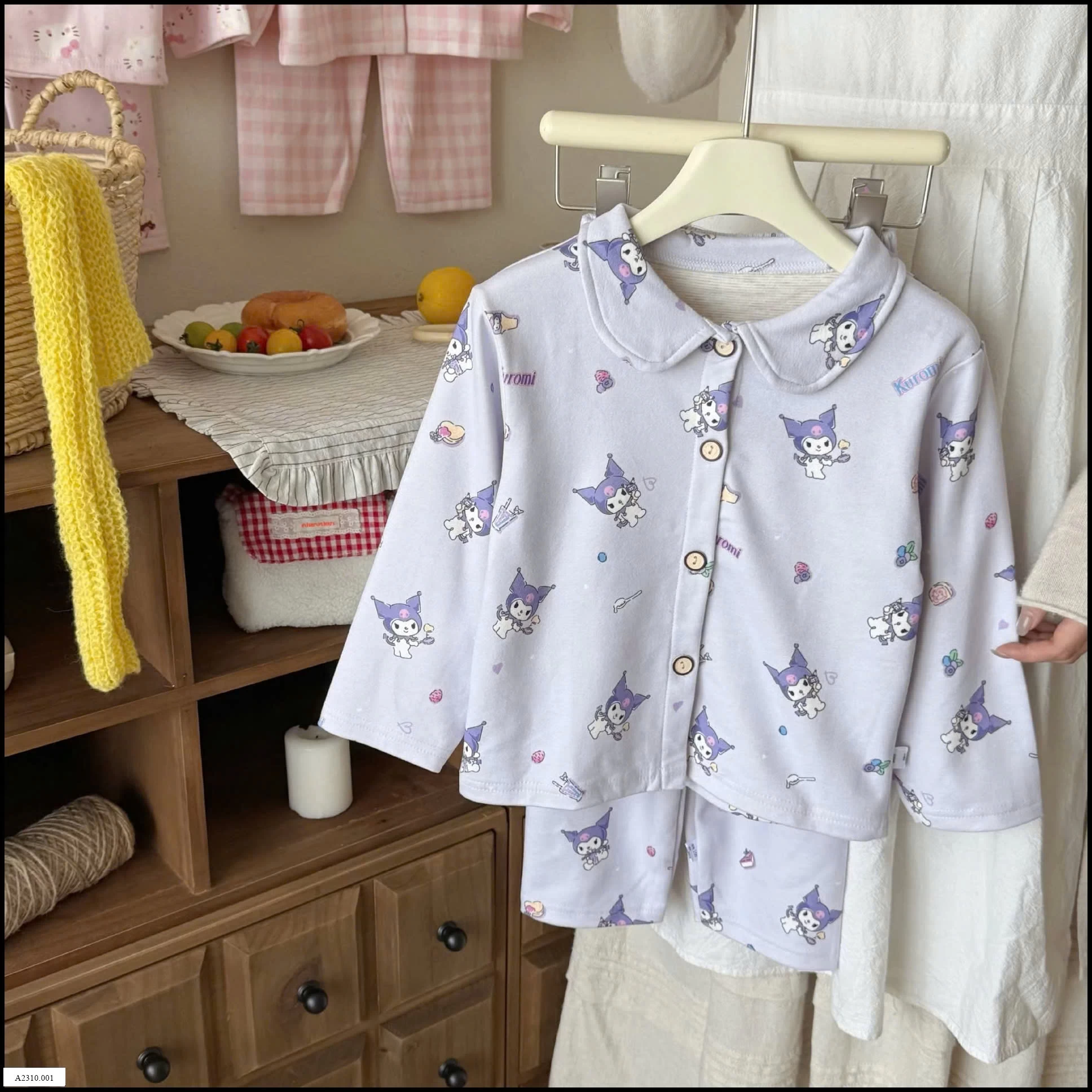 SET PIJAMA CỔ TRÒN QCCC  Giá sỉ 80-120   100kA