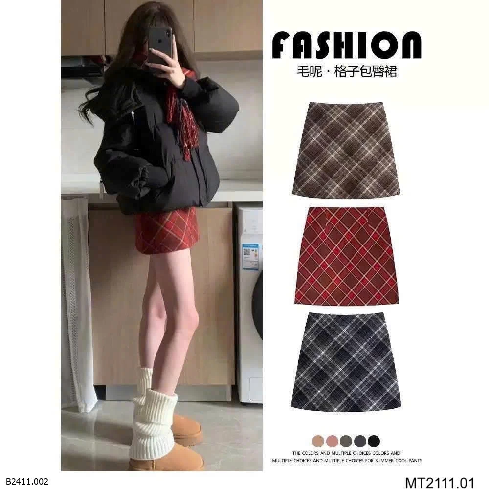 CHÂN VÁY DẠ DÁNG NGẮN   Giá sỉ 130k
