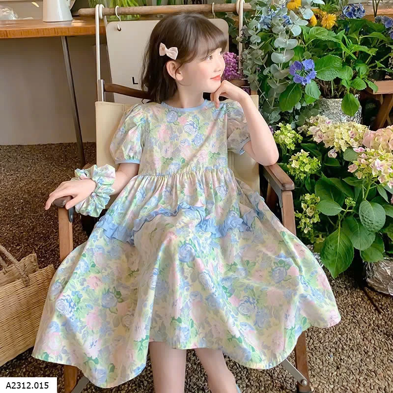 VÁY HOA NHÍ BÉ GÁI Giá sỉ số 1: 134k số 2: 138k