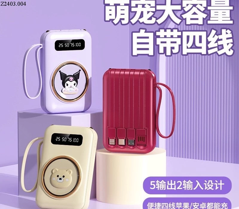 sạc dự phòng   Pin 20.000MAH Sỉ 105k/c