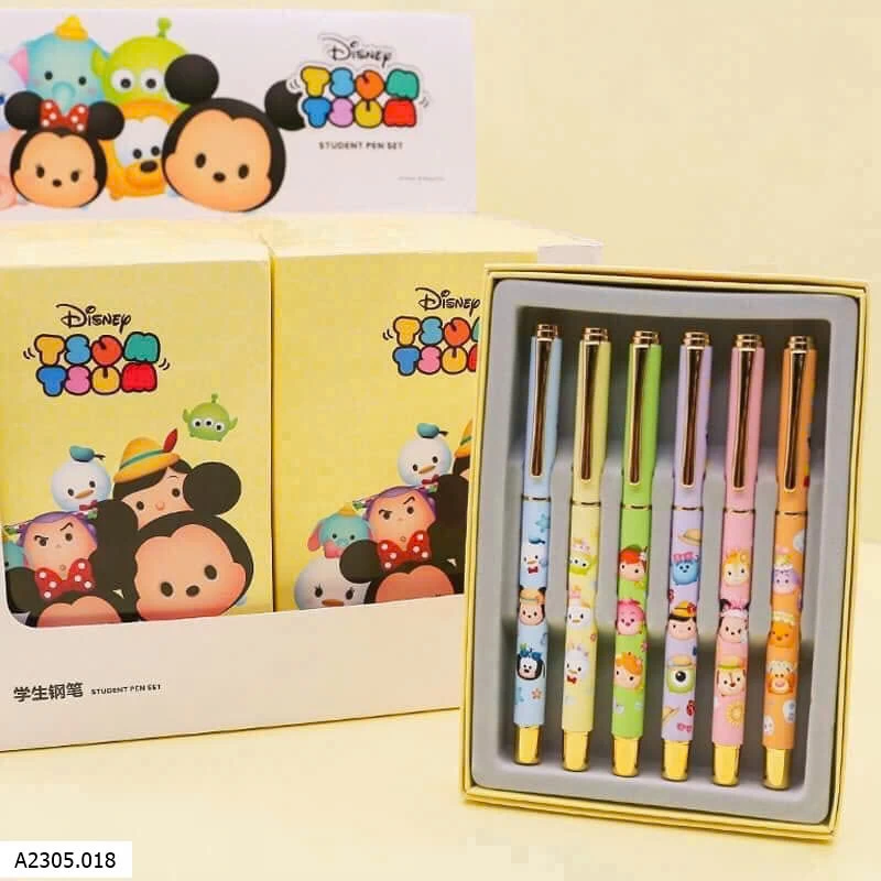 HỘP 6 BÚT MỰC DISNEY CHO BÉ   Sỉ 117k/6c