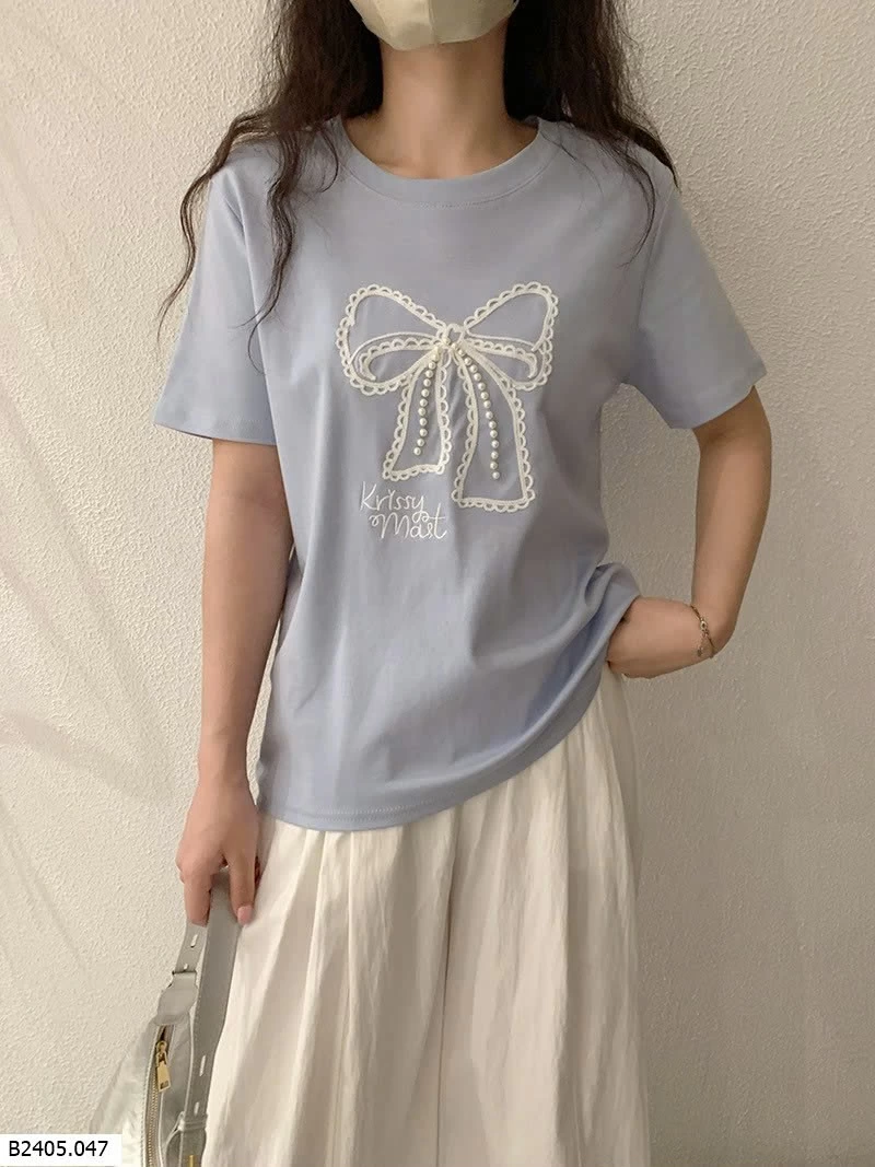  ÁO THUN NƠ NGỌC  Sỉ 123k