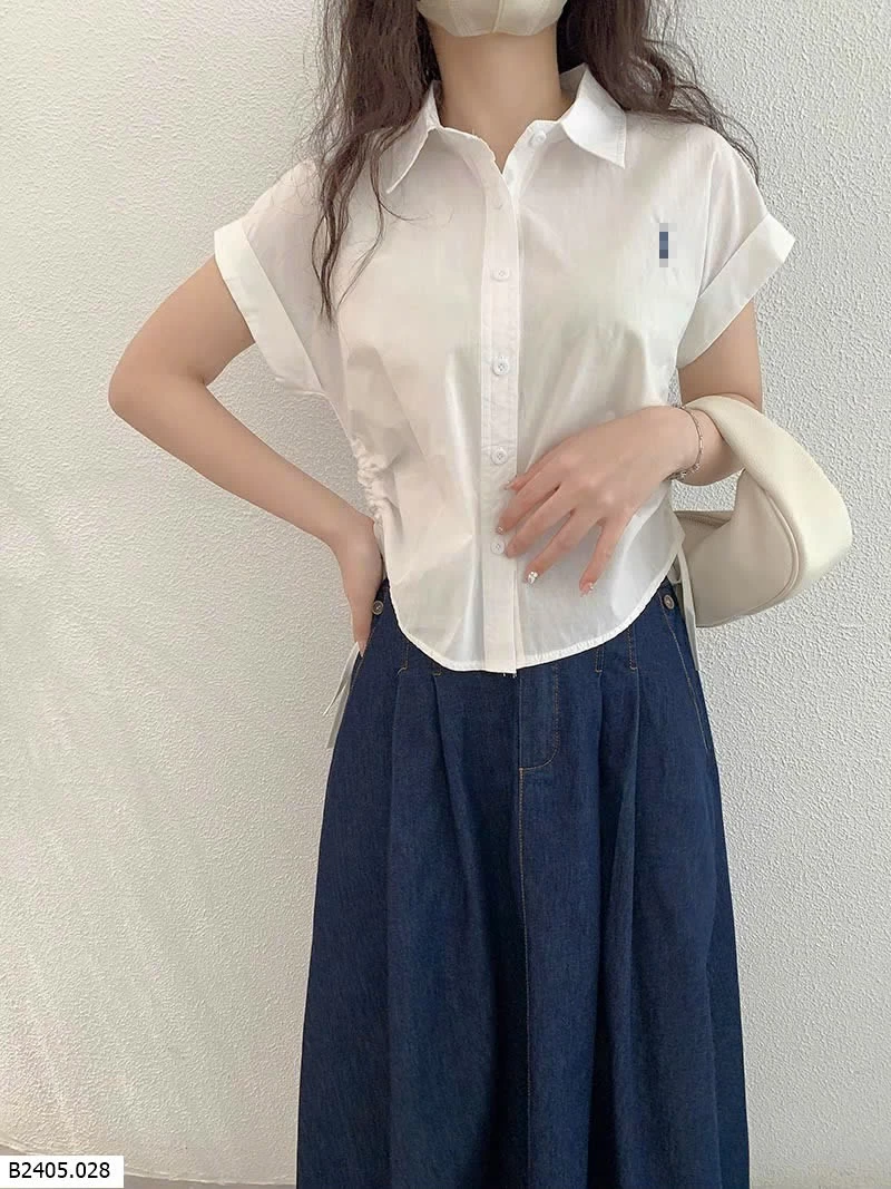 ÁO SƠ MI RÚT EO  Sỉ 124k