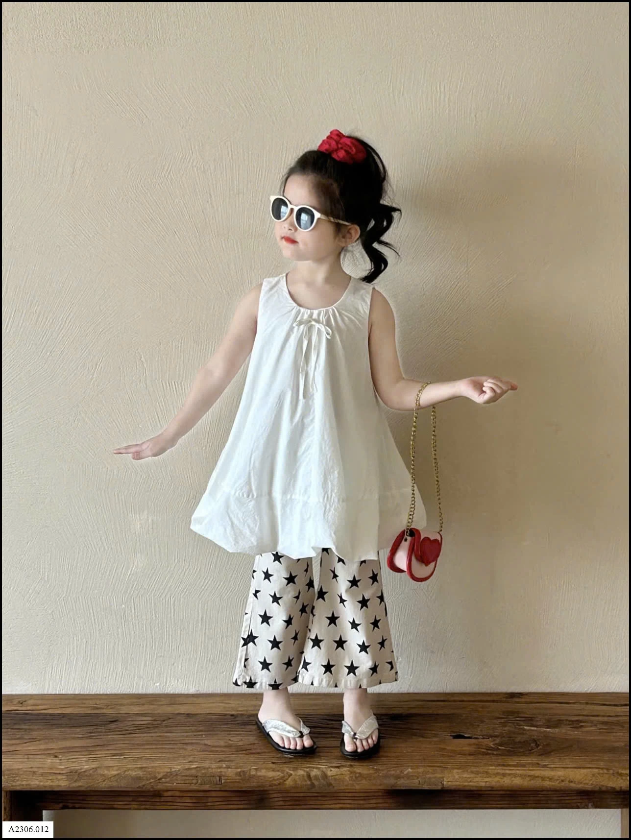 SET ÁO VÁY SÁT NÁCH MIX QUẦN ỐNG LOE BG Sỉ giá áo: 133k  quần: 129k  cả set: 248k 