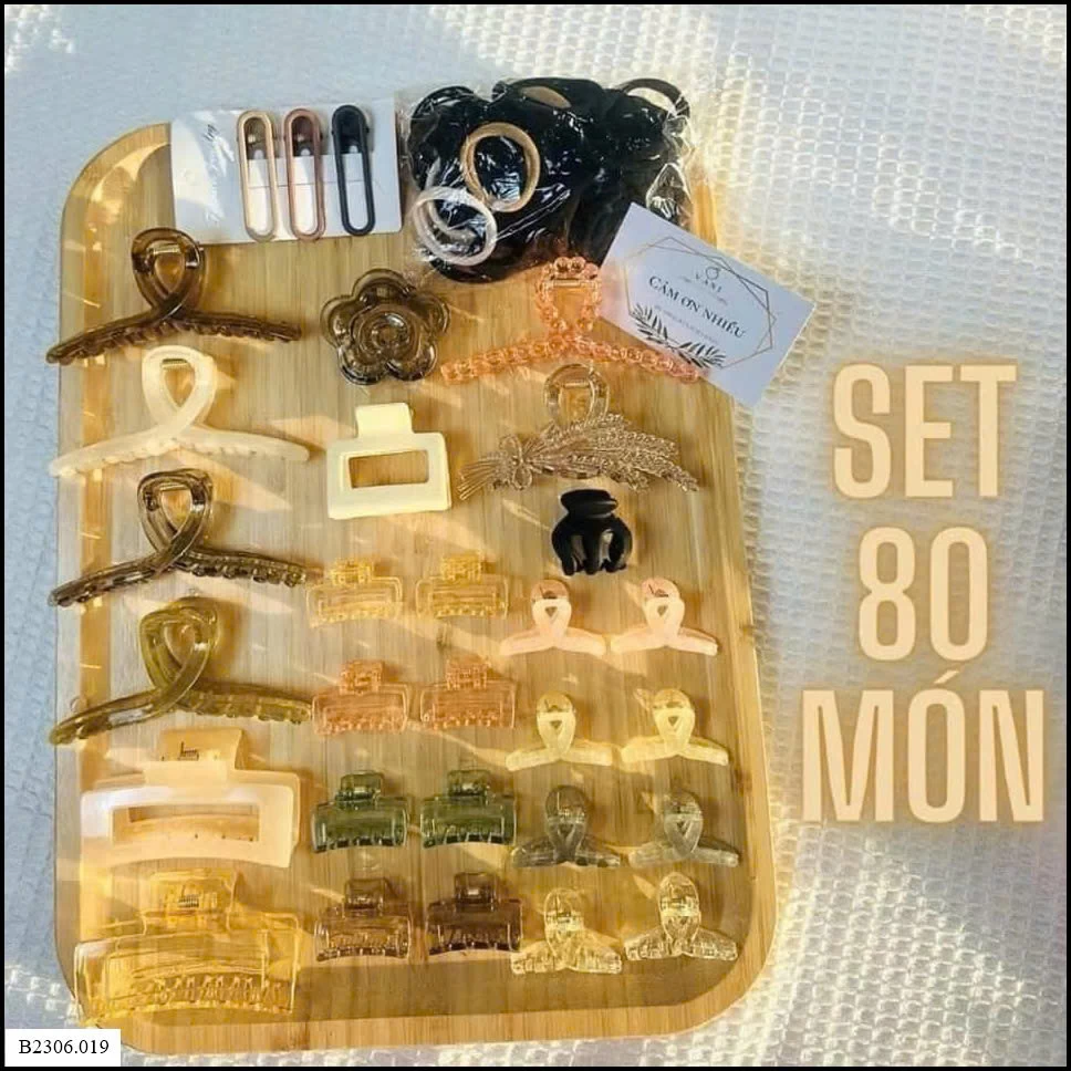 SET KẸP TÓC #80MÓN   Sỉ giá  51k/1 set 80 món