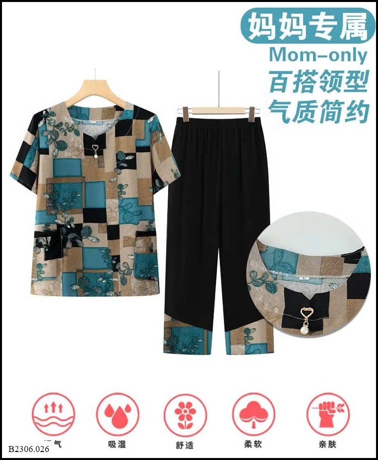 BỘ TRUNG NIÊN CHO BÀ VÀ MẸ Sỉ giá 151k
