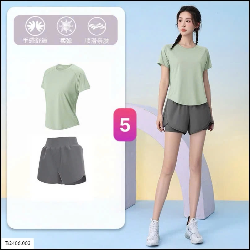 BỘ ĐỒ THỂ THAO NỮ MÙA HÈ  Sỉ giá 160k