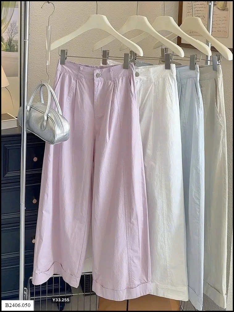 QUẦN SUÔNG ỐNG RỘNG NỮ ANNA   Sỉ giá 195k