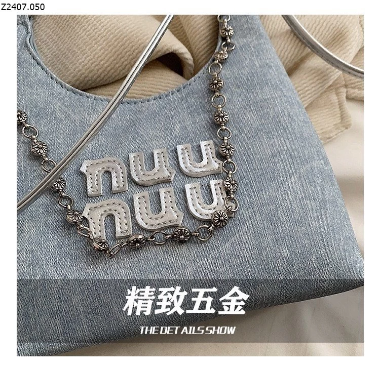 TÚI ĐEO VAI DENIM NUNU Sỉ  138k