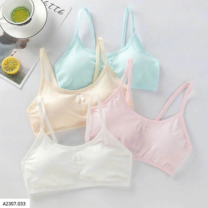 SET 4 ÁO BA LỖ LÓT MỀM CHO BÉ GÁI Sỉ 152k/1 SÉT  4C MIX MÀU 