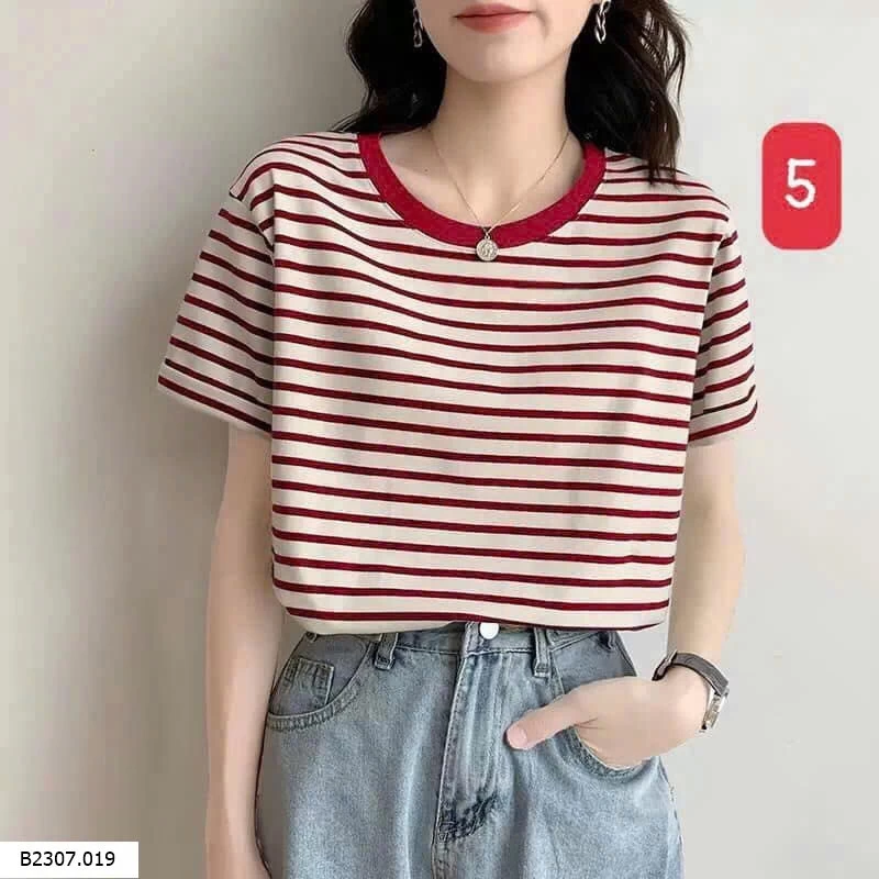 ÁO PHÔNG KẺ NGANG NỮ Sỉ 110k