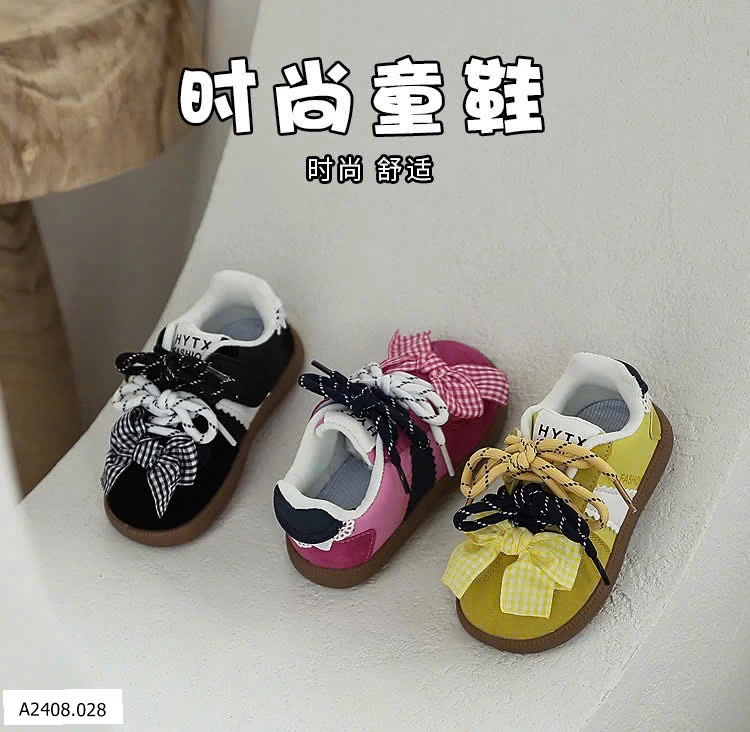 GIÀY THỂ THAO NƠ KẺ BG  Giá sỉ sz 21-25: 130k  sz 26-30: 140k 