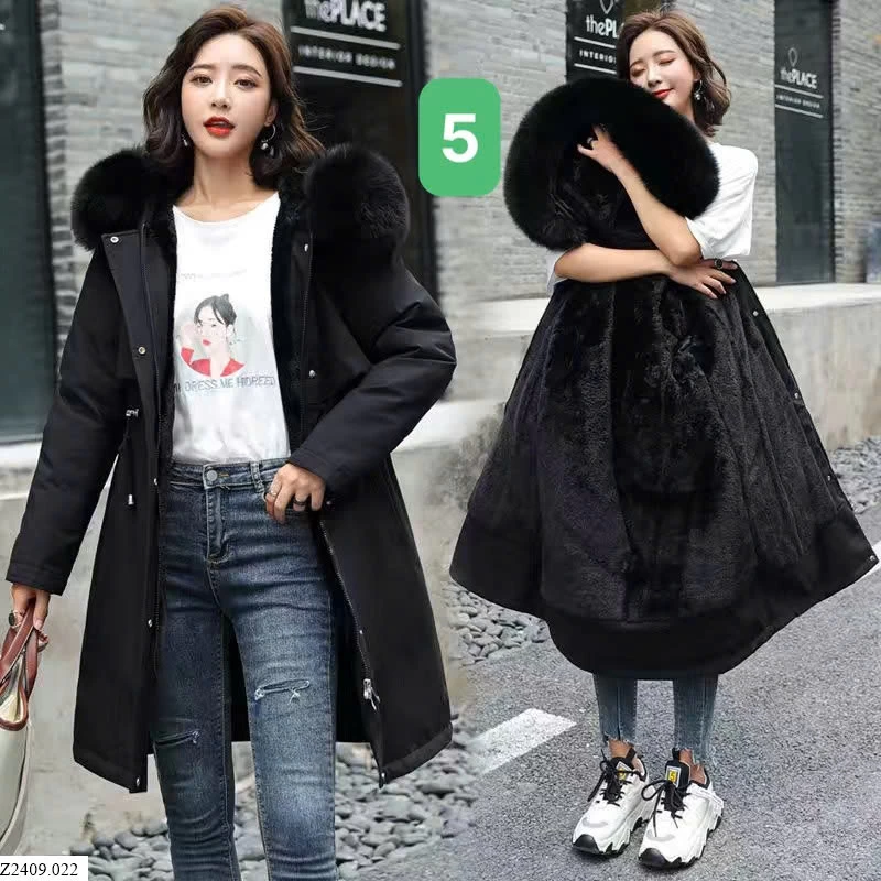 ÁO KHOÁC PARKA NỮ LÓT LÔNG Sỉ 288k