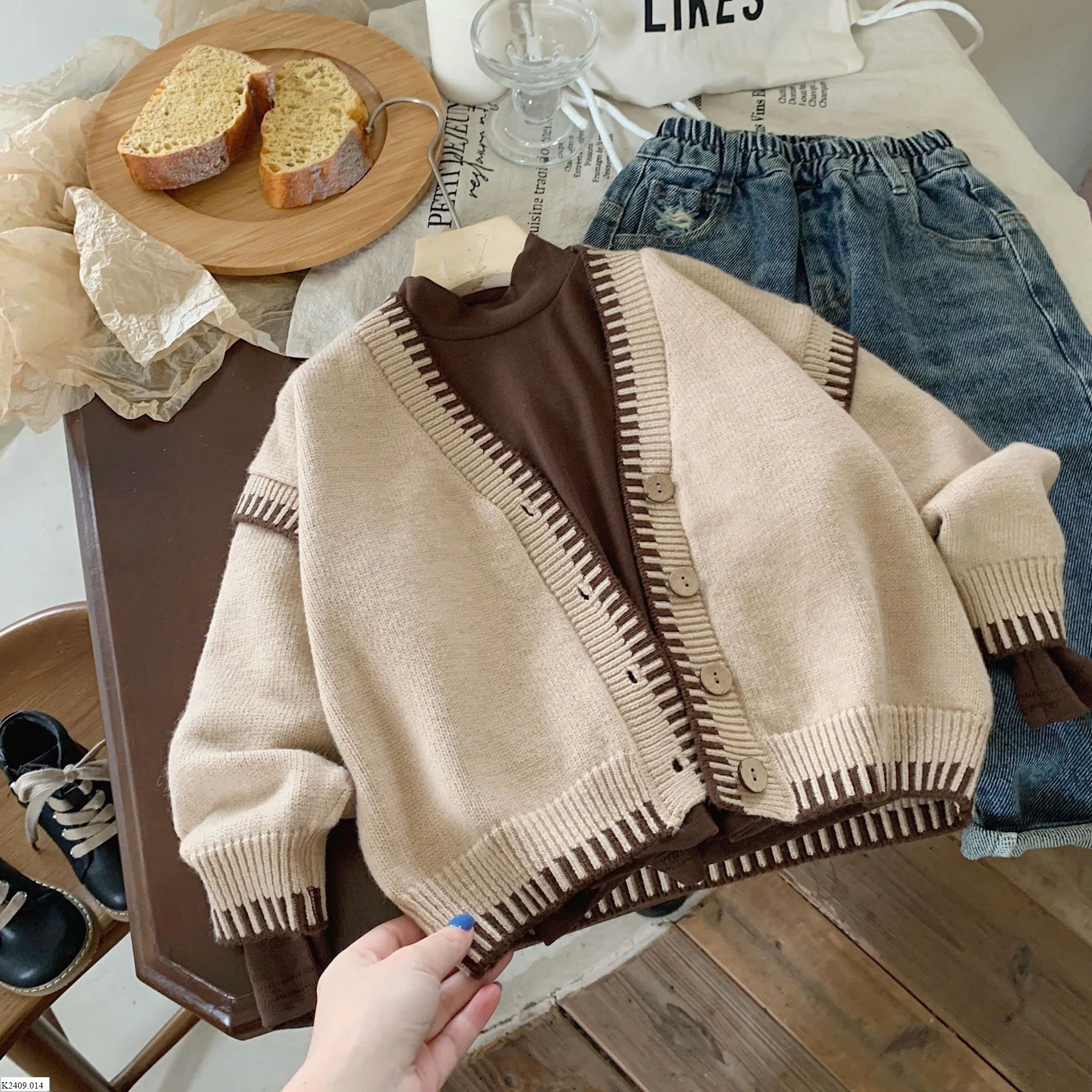 ÁO LEN CARDIGAN BT  Sỉ 155k