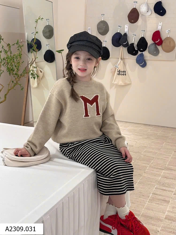 ÁO LEN CHỮ AMBBKIDS   Giá sỉ sz 90-150: 139k  sz 160: 153k 