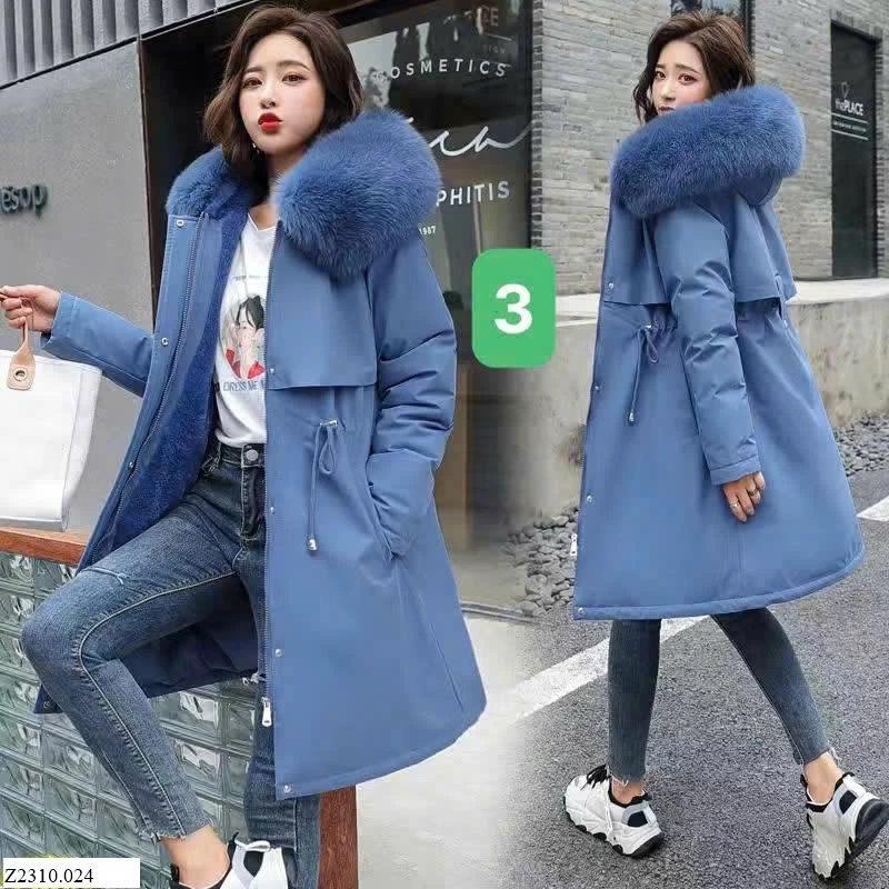 ÁO KHOÁC PARKA NỮ LÓT LÔNG   Sỉ 265k