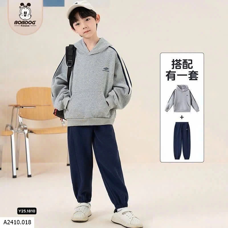  SET BỘ NỈ HOODIE BOBDOG   Giá sỉ 225k