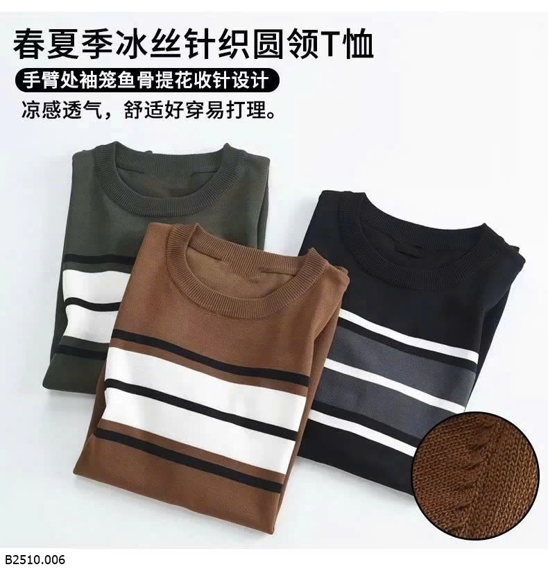 ÁO THUN DỆT KIM NAM   Giá sỉ 175k