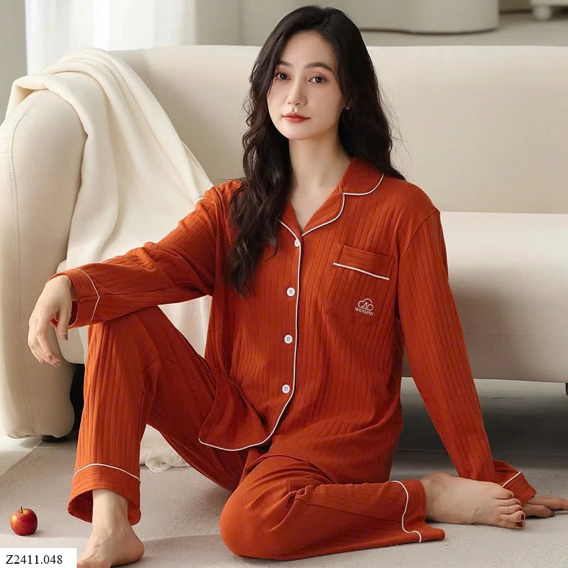  BỘ NGỦ PIJAMA DÀI TAY NỮ  Sỉ 152k