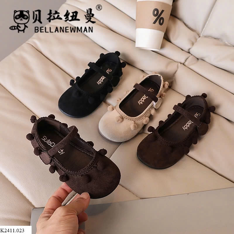 GIÀY BÚP BÊ CHẤM NỔI CHO BÉ   Giá sỉ như sau: sz 23-28: 113k sz 29-34: 122k 